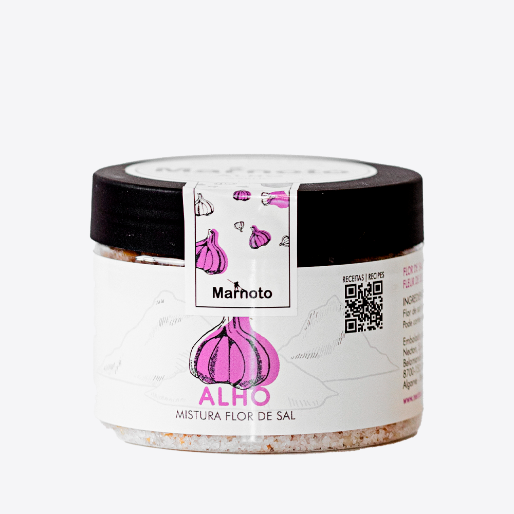 Flor de Sal com Alho Marnoto 125g