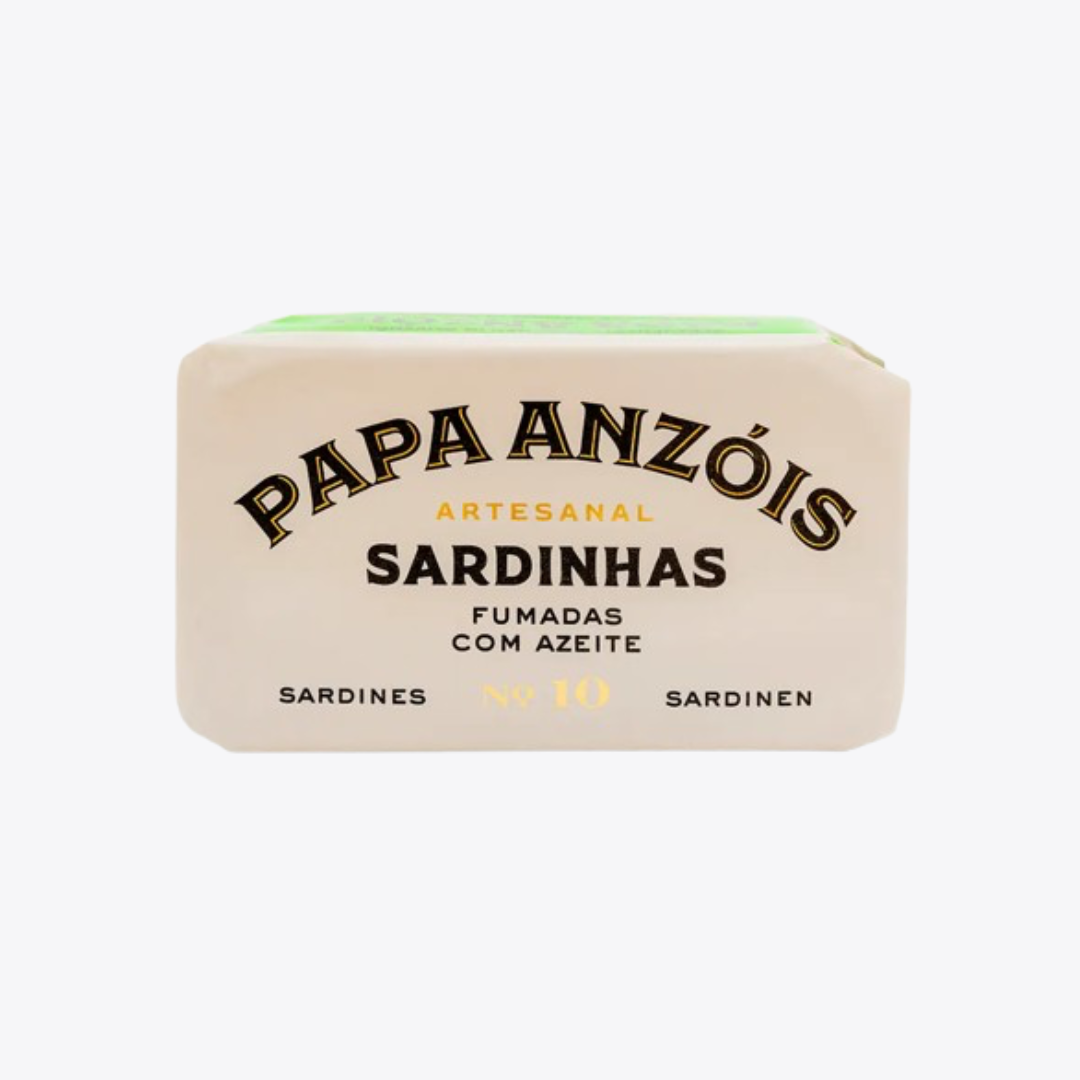 Conserves de Sardines Fumées à l'Huile Papa Anzóis 120g